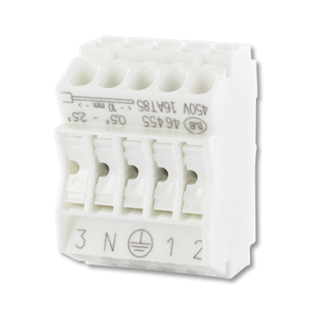 Terminal block (Rast5), 5-pole double decker